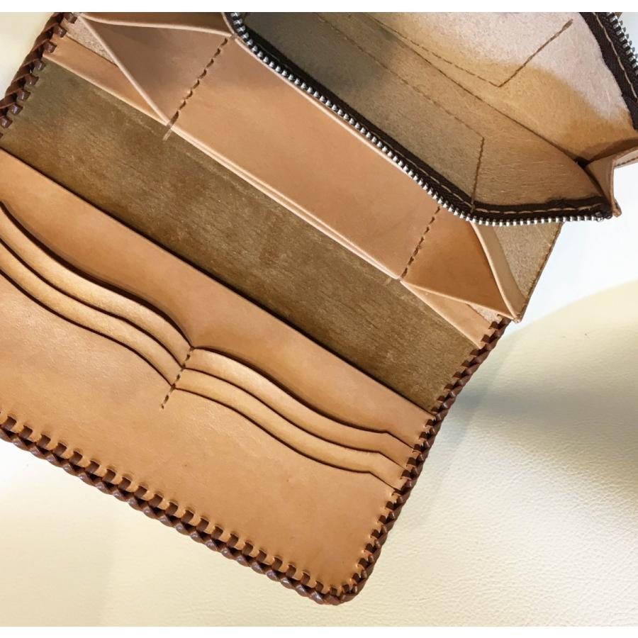 ロング・ウォレット（カービング／編み込み） : WIZARD LEATHER - 通販