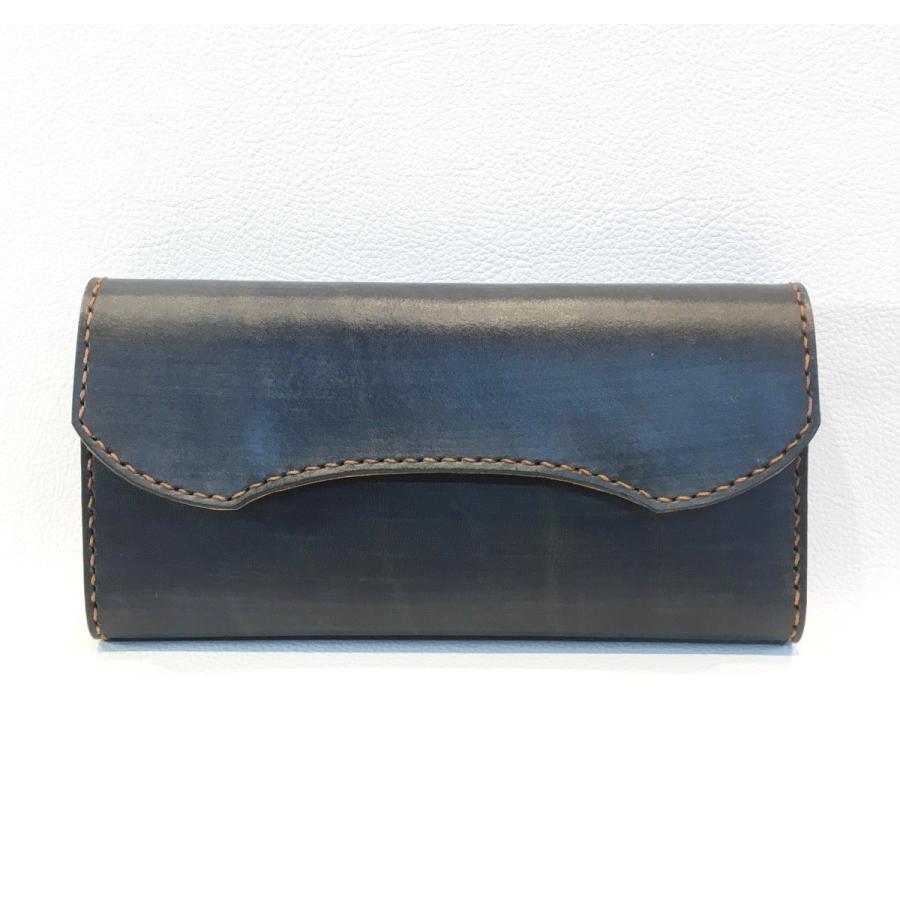 本革製ロング・ウォレット（ネイビー） |  | 01