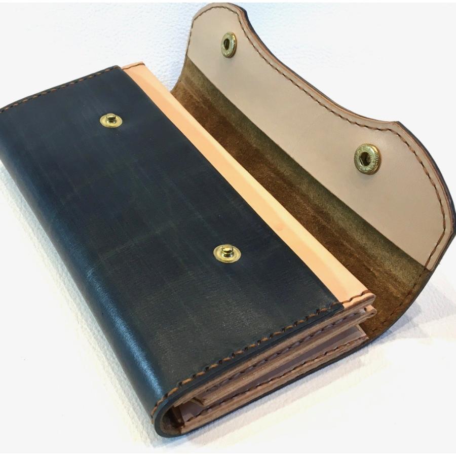 本革製ロング・ウォレット（ネイビー） |  | 03