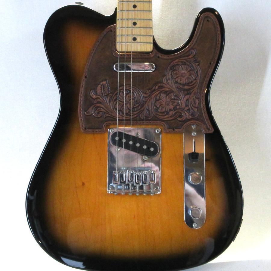 本革製ピックガード（テレキャスター／8穴用） : WIZARD LEATHER