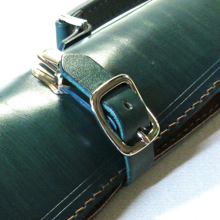 本革製スティック・ケース（ブリティッシュ・グリーン） : WIZARD