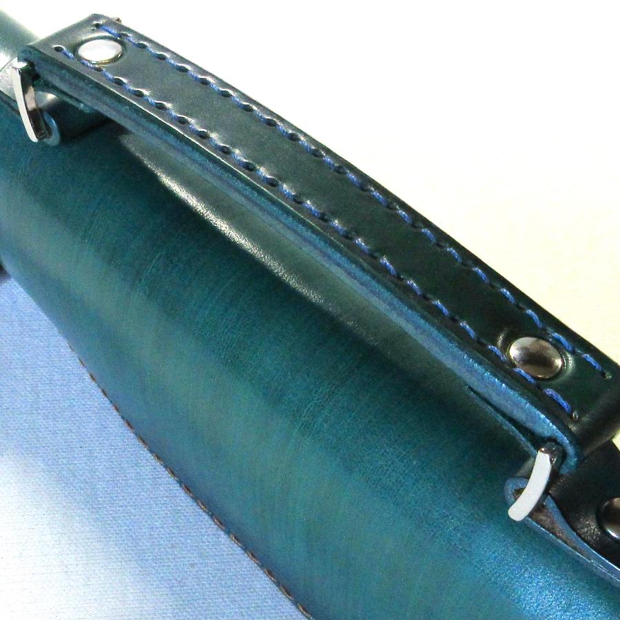 本革製スティック・ケース（ブリティッシュ・グリーン） : WIZARD