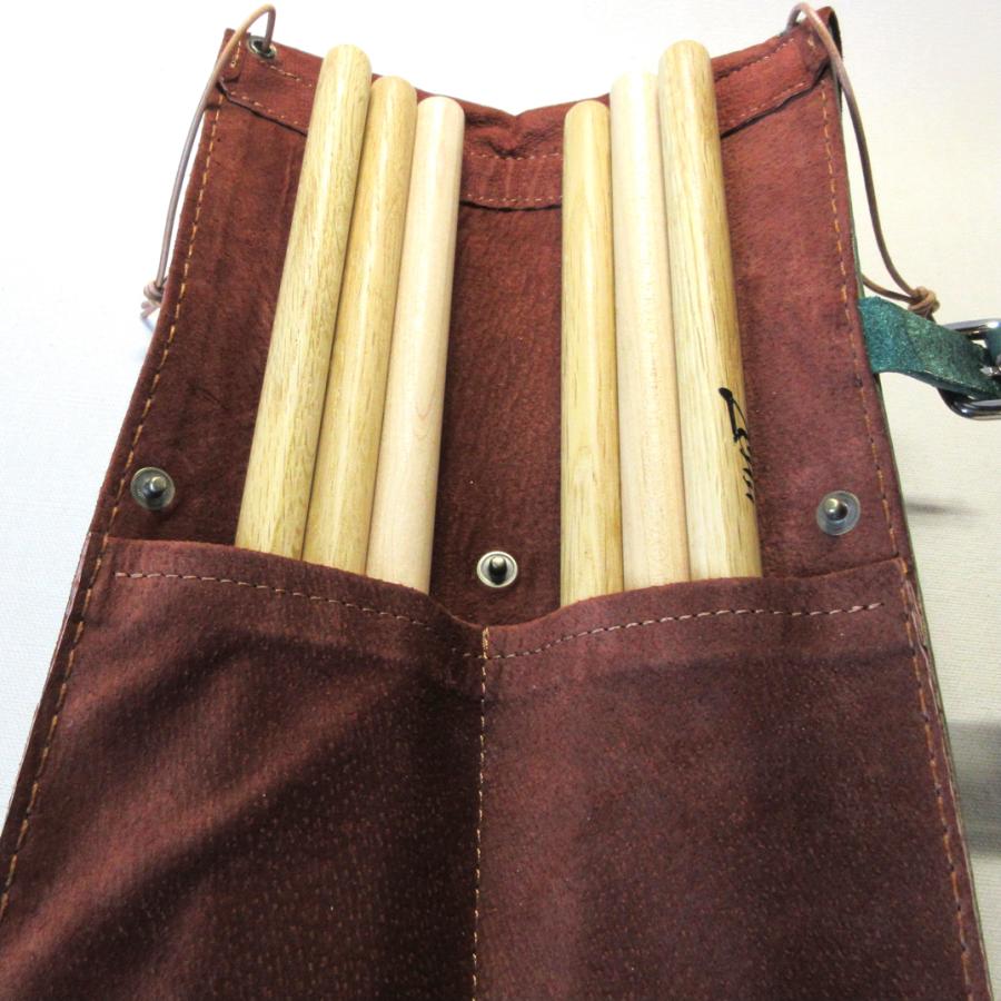 本革製スティック・ケース（ブリティッシュ・グリーン） : WIZARD