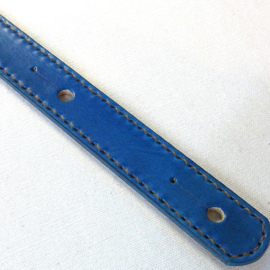 本革製ギター・ストラップ（ワニ革／藍染） : WIZARD LEATHER - 通販