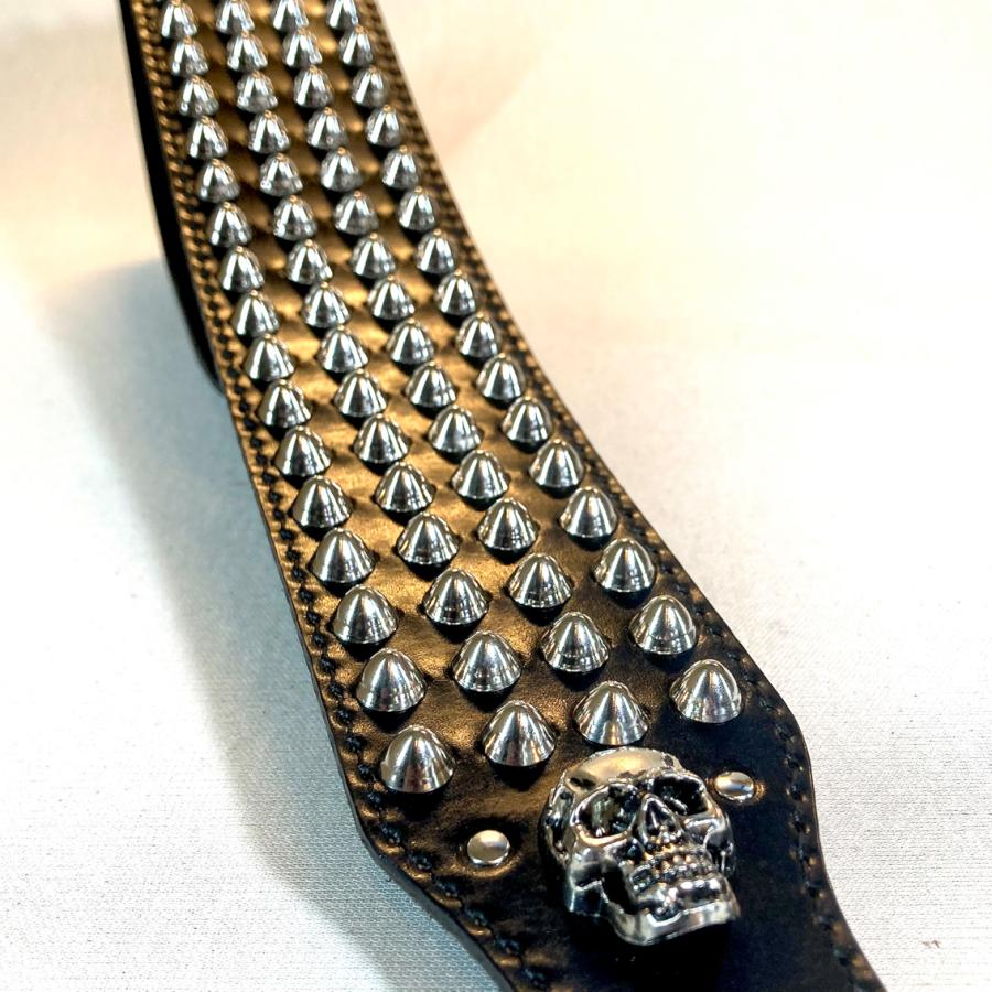 本革製ストラップ（スタッズ／ブラックレザー） |  | 03