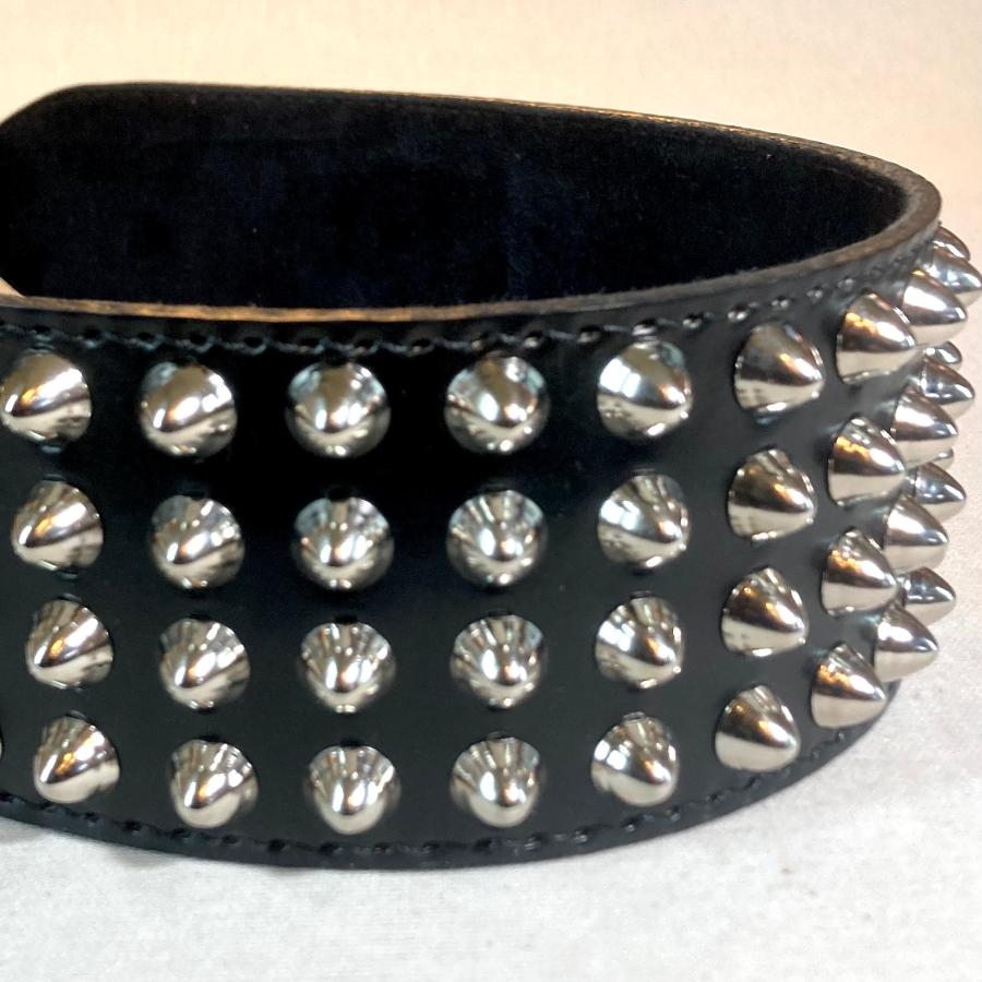 本革製ストラップ（スタッズ／ブラックレザー） |  | 08