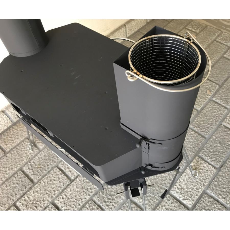 ☆燃焼のプロが開発製作の最終形 ピザ窯付きBBQグリルストーブ