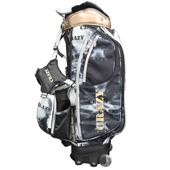 クレイジー ゴルフ CRAZY 2022年 空柄 キャディバッグ キャスター付き(34960円)