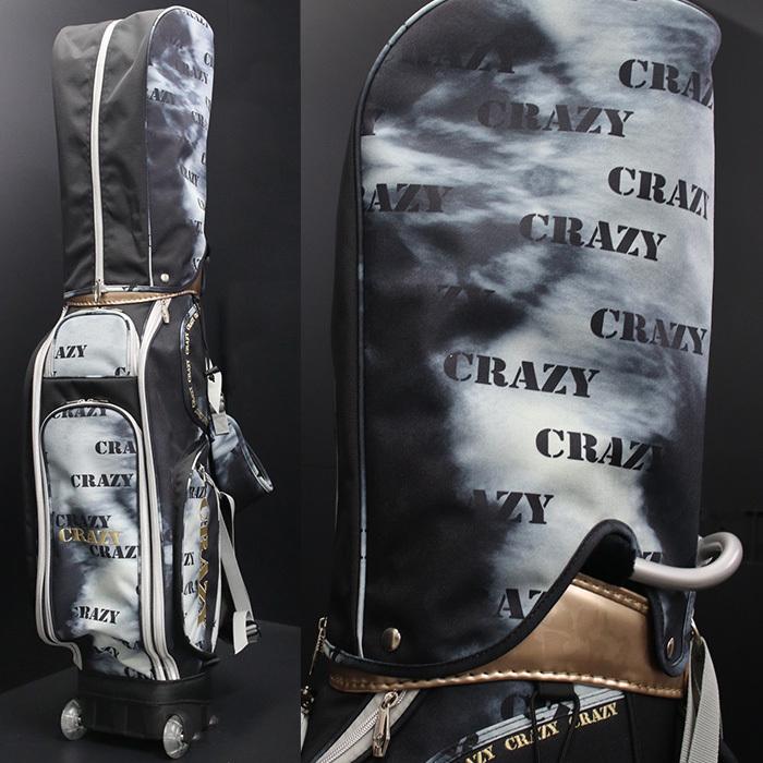 【タイムセール】 クレイジー ゴルフ CRAZY 2022年 空柄 キャディバッグ キャスター付き 【BCD9598720075】(34960円)