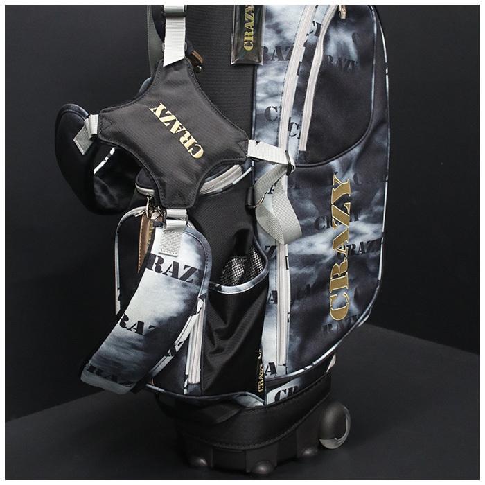 【タイムセール】 クレイジー ゴルフ CRAZY 2022年 空柄 キャディバッグ キャスター付き 【BCD9598720075】(34960円)