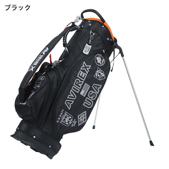 アヴィレックス ゴルフ AVIREX AVXBB1-27C セルフスタンドケース付き 