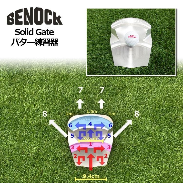 ゴルフ練習器 ベノック BENOCK パター練習器 SOLID GATE
