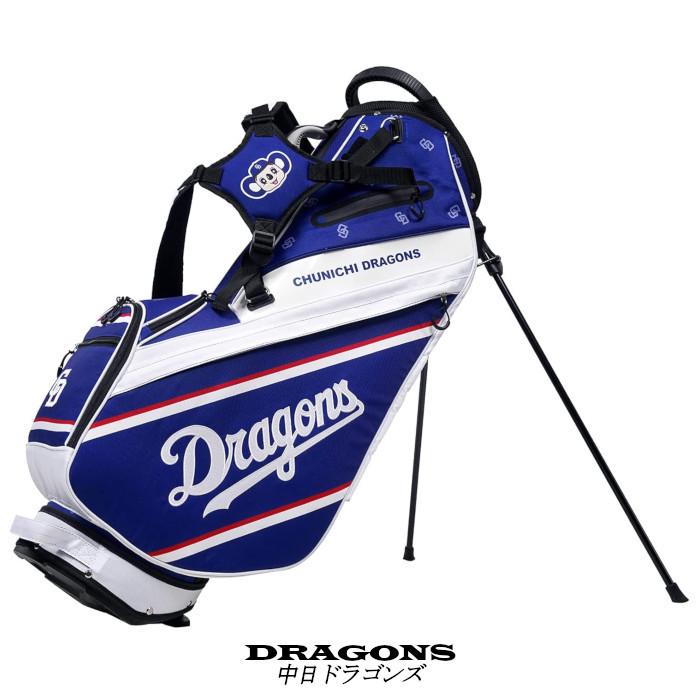 【新品未使用】レザックス スタンド キャディバッグ ゴルフバッグ LEZAX プロ野球 ブランド セントラル・リーグ ゴルフ スタンド