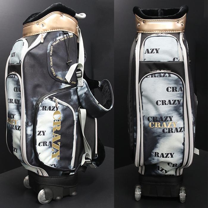 新品未使用！ クレイジー ゴルフ CRAZY 2022年 空柄 キャディバッグ キャスター付き 【XUR1043337530】(38000円)