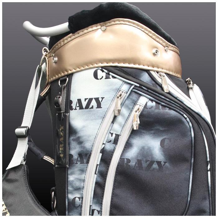新品未使用！ クレイジー ゴルフ CRAZY 2022年 空柄 キャディバッグ キャスター付き 【XUR1043337530】(38000円)