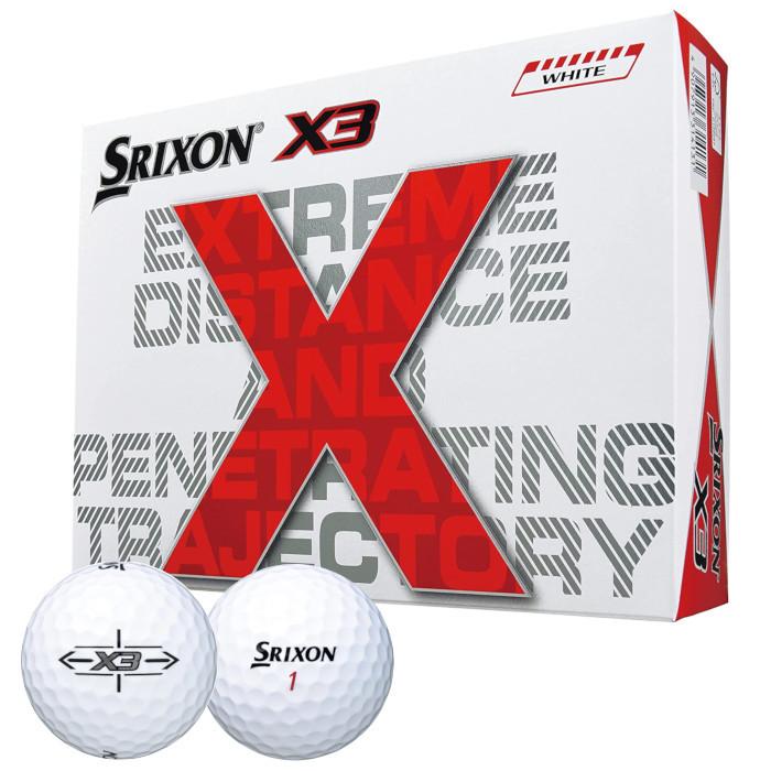 スリクソン X3 ゴルフボール ダンロップ　新品 DUNLOP ダンロップ スリクソン SRIXON X3 ゴルフボール 1ダース