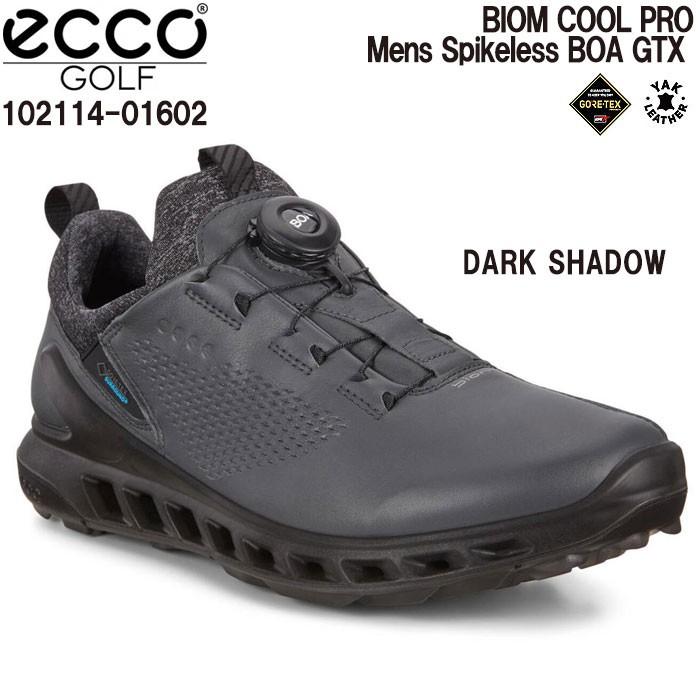 ecco 102114-01602 BIOM COOL PRO BOA DARK SHADOW メンズ スパイクレス ゴルフショップ ウィザード - - PayPayモール