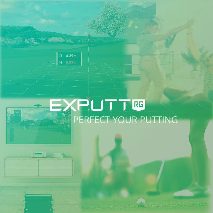 GPRO EX PUTT RG パター　EXPUTT EX500D SKYTRAK EXPUTT RG GPRO EX500D 家庭用スクリーンパター練習機