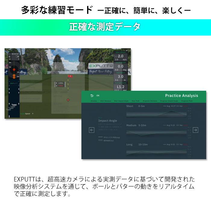 SKYTRAK EXPUTT RG GPRO EX500D 家庭用スクリーンパター練習機