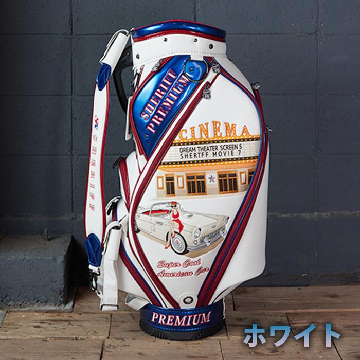 SHERIFF キャディバッグ ホワイト ヨドバシ.com - シェリフ SHERIFF SCA-009 [カジノシリーズ