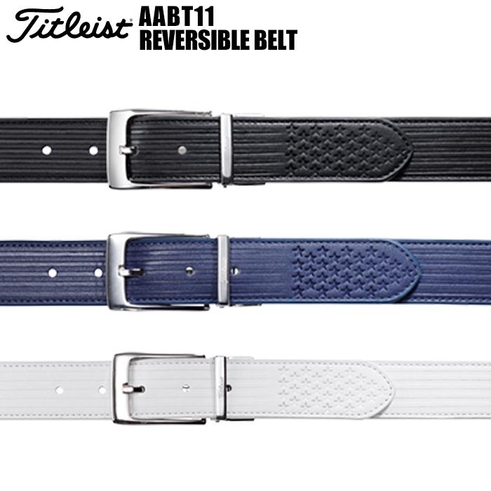 タイトリスト Titlest AABT11 REVERSIBLE BELT リバーシブル ベルト ゴルフ｜wizard