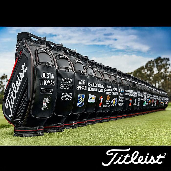 Titleist タイトリスト ゴルフ キャディバッグ 9.5型 Titleist タイトリスト TB9SF9 ジェットブラック ツアーキャディ