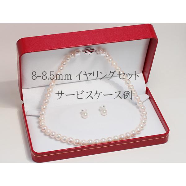 パールネックレス あこや真珠8-8.5mmネックレス約42.5cmと8.2mm