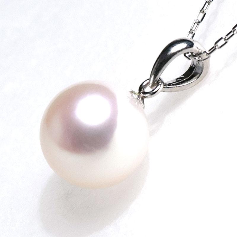ペンダントヘッド Pt900パールペンダント アコヤ真珠直径約8.8mm or