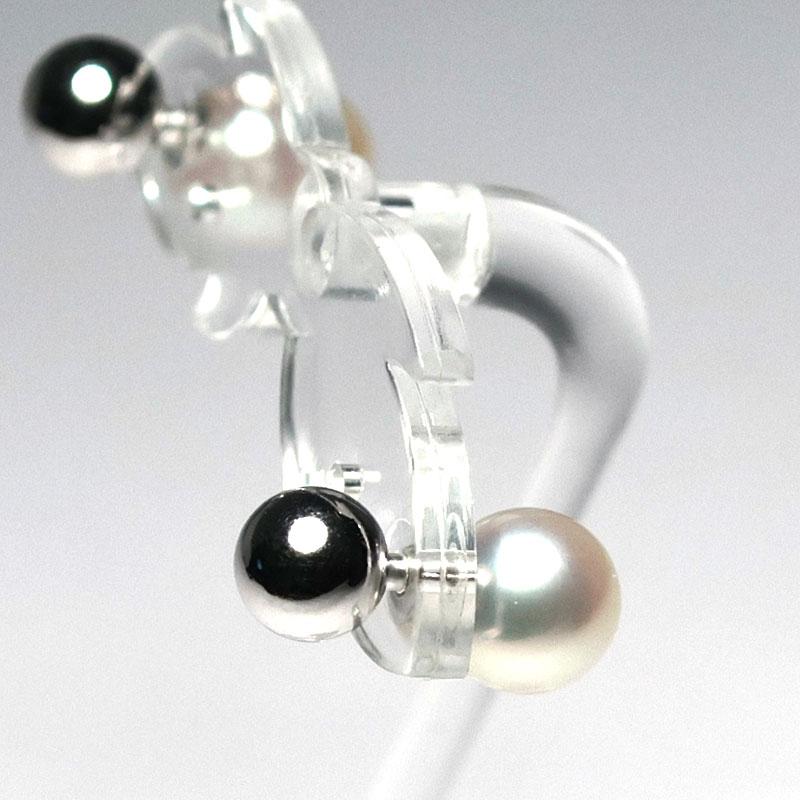 あこや真珠 ピアス チャーム 5.5-6.0mm K14WG ペア(２個) 楽天市場】《Carina》あこや真珠 2粒ピアス 5.5-6.0mm K14WG