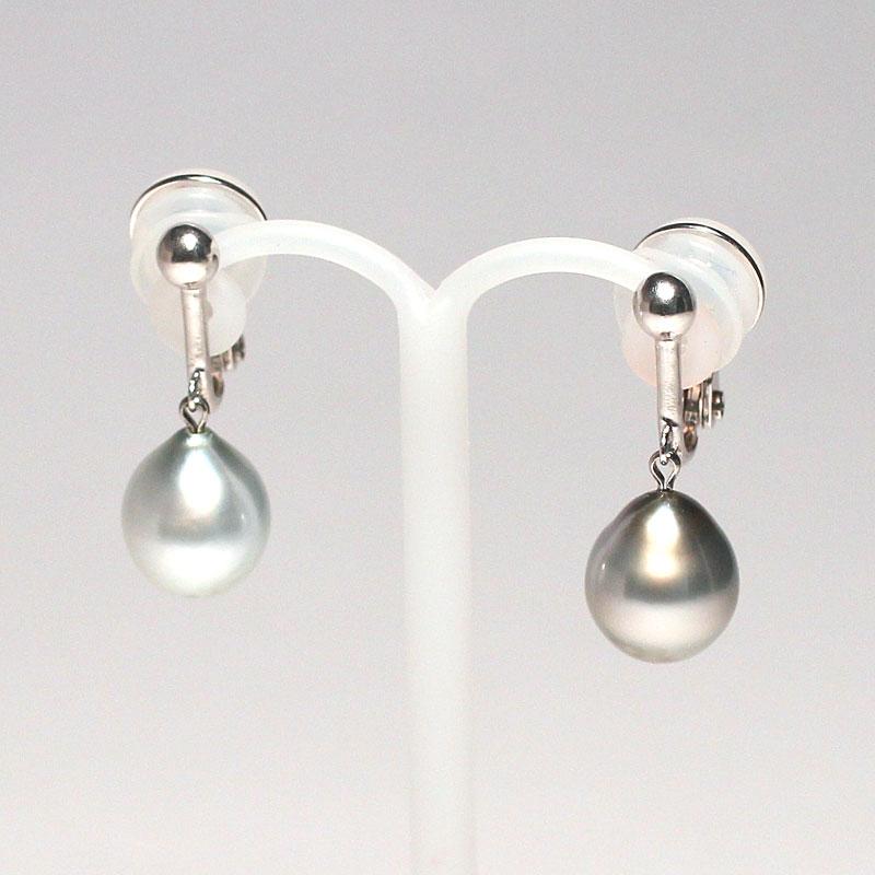 きょん 様　イヤリング 9点 イヤリング グレー系色色違いが楽しい黒蝶真珠 幅9mm縦10.8mm