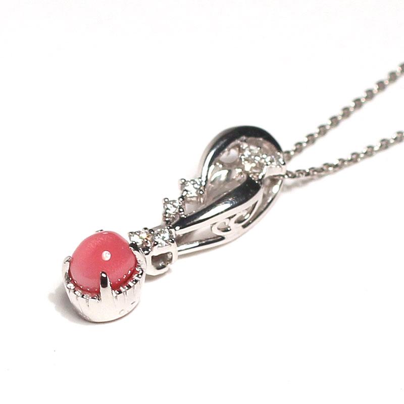 ペンダントトップ 天然コンク真珠0.71ct色良く火炎模様見えるプラチナPT900ダイヤモンド0.08ct 宝石鑑別書附属 希少な天然真珠 |  | 04