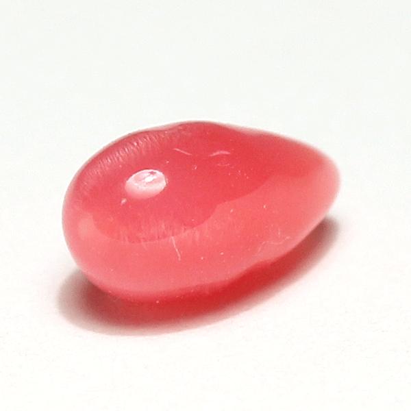 コンクパールルース0.86ct ドロップ形 細長い涙形 火炎模様みられる希少な天然真珠 色テリ良いの画像