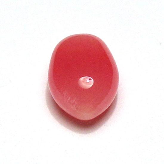 コンクパールルース0.62ct 5.8mm×4.25mm×3.1mm 色が濃く艶々 一部に 