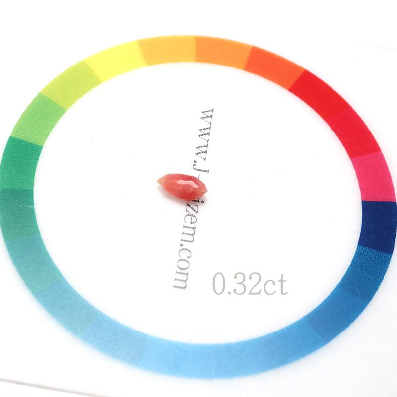 コンクパールルース0.32ct 約6.2mm×2.8mm×2.5mm レアストーンコレクションに入れてください 火焔模様見られます_6