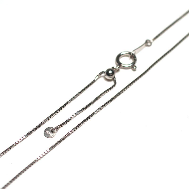 ネックレスチェーン 45cmプラチナベネチアンチェーンネックレス