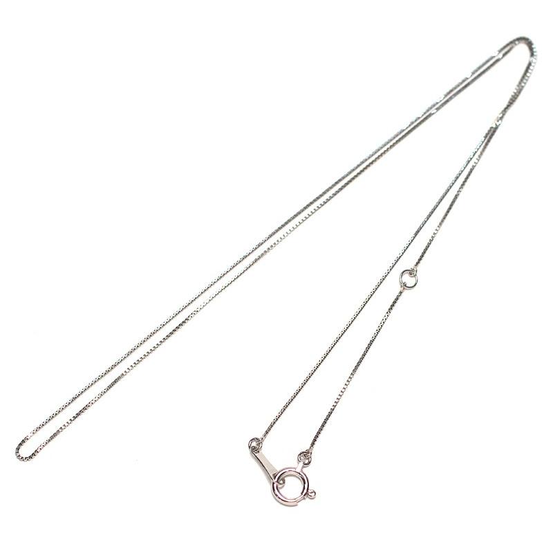 ネックレスチェーン プラチナチェーン 40cm PT850 ベネチアン太