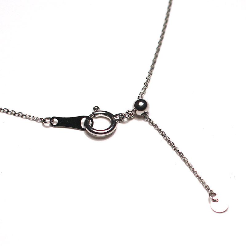 ネックレスチェーン 50cmプラチナPT850フリーチェーン 長さ調整可