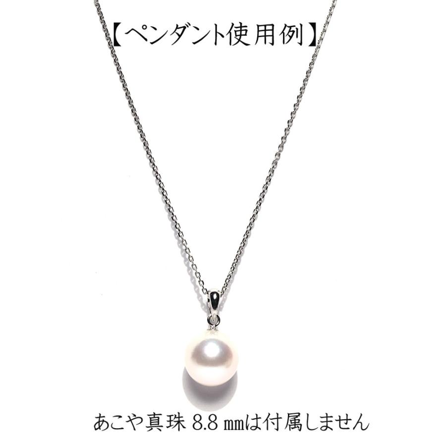 ネックレスチェーン 小豆 あずき アズキカット 50cm 1.84g プラチナ