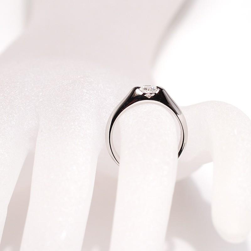 指輪 ダイヤモンドリング PT900プラチナ製 0.28ct サイズ11 宝石