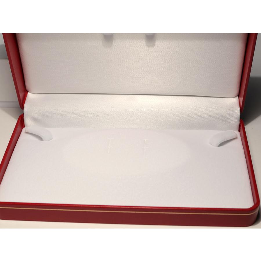 アクセサリーケース 赤色 ネックレスとイヤリングやピアス2点用 18cm