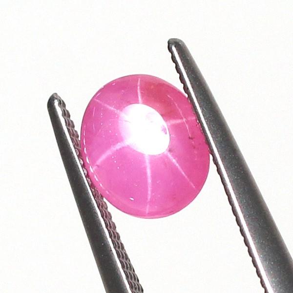 宝石ルース 裸石 スタールビー0.971ct 6条のスターがはっきり 6.6mm×5.6m×2.3mm鑑別書付属 |  | 05