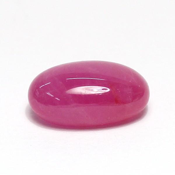 宝石ルース 裸石 スタールビー3.463ct/10.2mm×6.6m×4.2mm 光を当てると浮き出る神秘的な6条のスター ソーティング付/中宝研 |  | 02