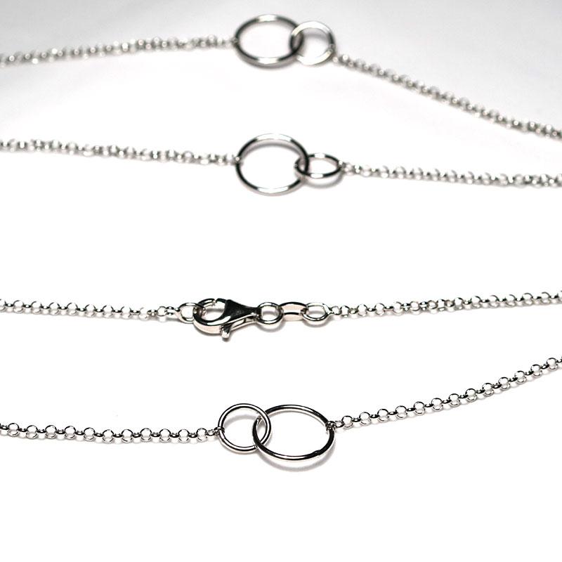 ネックレスチェーン 80cm シルバーSILVER ロングチェーンネックレス 幅