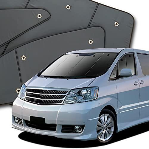 01s-a008-fu』車中泊 アルファード 10系 カーテン サンシェード