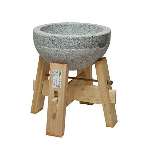 高知インター店】 wizKK本店みかげ石 鉢形 もち臼 2升用 木台付き 本格