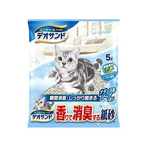 販売ネット デオサンド 香りで消臭する紙砂 ナチュラルソープの香り 5l 6個 まとめ買い 買い半額 Sipp Pn Batam Go Id