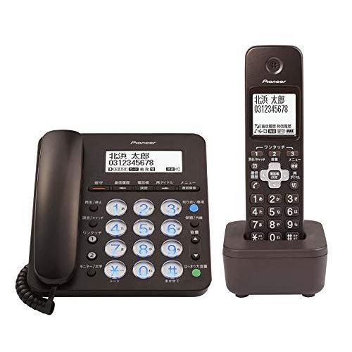 パイオニア デジタルコードレス留守番電話機 ホットセール 子機1台付き BR ブラウン 毎日続々入荷 TF-SA36S