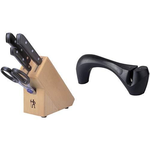 男性に人気！Henckels　ヘンケルス　「　ナイフブロックセット　ロストフライ　ギフト10055-015　」　包丁　ステンレス　専用シャープナー付き