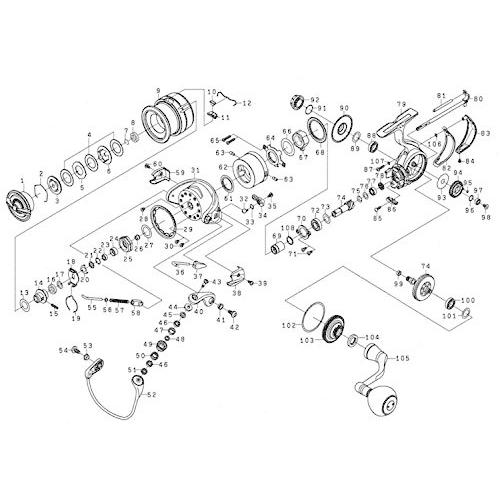 ダイワ Daiwa 純正パーツ 19 セルテート Lt5000d Cxh ハンドル 部品番号 105部品コード 1h2b58 h2b58 A B0pw6xtv Wizk K本店 通販 Yahoo ショッピング
