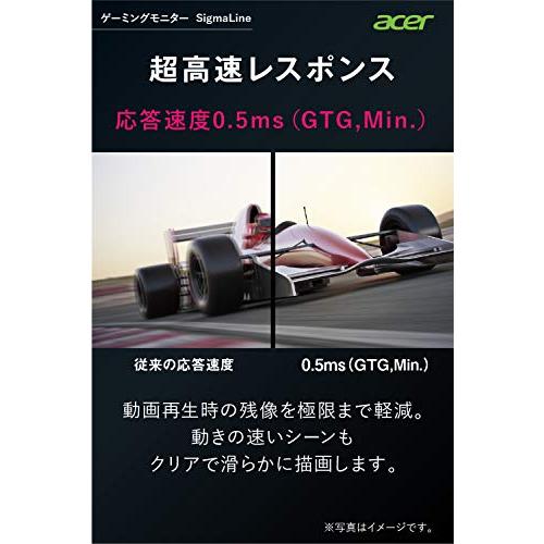Acer ゲーミングモニター SigmaLine 23.6インチ KG241QSbmiipx 0.5ms 
